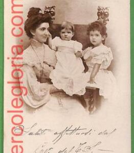 ah1034 - VINTAGE POSTCARD - 1904 -  ROYALTY  Reali ITALY Italia