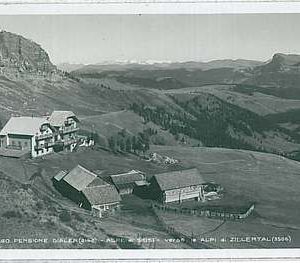 34424  CARTOLINA d'Epoca BOLZANO  - Siusi : ALBERGO PENSIONE DIALLER - ALPI
