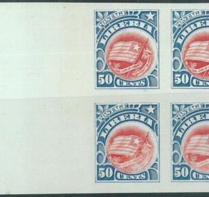 88695a - LIBERIA  - STAMPS - IMPERF stamp MNH mint  BLOCK of 4  FLAGS