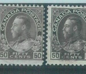 88380  - CANADA - STAMP: Stanley Gibbons #   214/15  - Finely Used