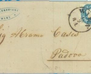 88822 - AUSTRIA - POSTAL HISTORY - Ferchenb. # 22 Milch Blau on COVER to ITALY