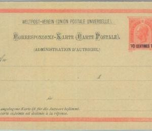 88854 - AUSTRIA - POSTAL HISTORY - Double Postal Stationery Card # P21 1903