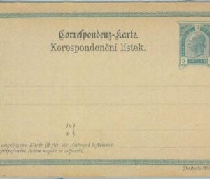 88851 - AUSTRIA - POSTAL HISTORY - Double Postal Stationery Card # P162