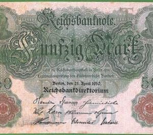 ah1496 - Germany -Collectable PAPERMONEY-PIC#41- 50  Deutsche Marks -Very Fine++