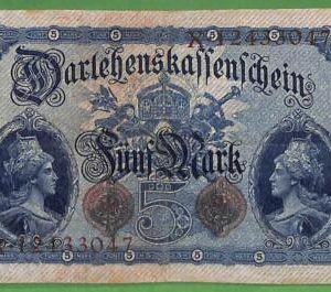 ah1500 - Germany - Collectable PAPERMONEY-PIC#47c - 5 Deutsche Marks - Very Fine