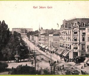 ad1890 - NORWAY - VINTAGE POSTCARD -  Oslo, Karl Johans gate