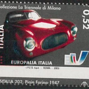 56826 - ITALY - Sassone 2349 EB - STAMP with error - CARS Cisitalia