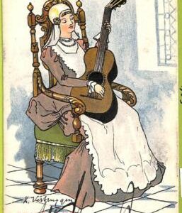 ad2104 - NETHERLANDS - VINTAGE POSTCARD  - Friesland - 1903