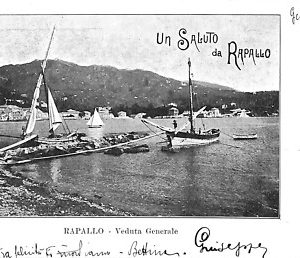 ab2840 - CARTOLINA D'EPOCA - Genova Provincia : Rapallo