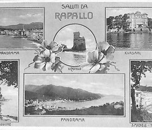ab2841 - CARTOLINA D'EPOCA - Genova Provincia : Rapallo