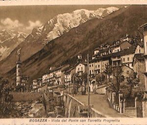 ab3828  - CARTOLINA D'EPOCA - Torino  Provincia -  Rosazza 1930
