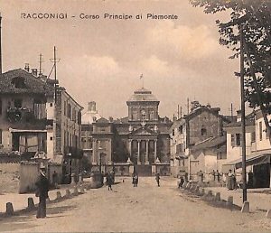 ab3829  - CARTOLINA D'EPOCA - Torino  Provincia -  Racconigi 1910