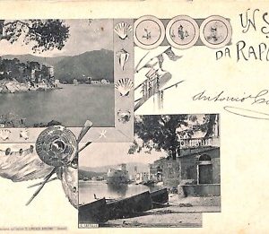 ab2852 - CARTOLINA D'EPOCA - Genova Provincia : Rapallo