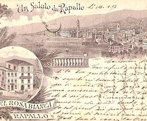 ab2861 - CARTOLINA D'EPOCA - Genova Provincia : Rapallo 1898