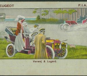 Lib955 - CARTOLINA d'Epoca PUBBLICITARIA Illustrata - PEUGEOT & FIAT Netherlands