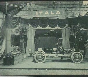 Lib959 - CARTOLINA d'Epoca - PUBBLICITARIA Fotografica - ITALA Macchina CAR 1905