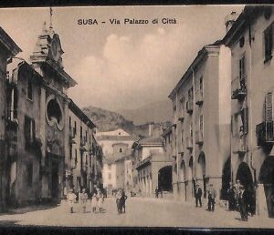 ab3841 -  CARTOLINA D'EPOCA - Torino  Provincia -  Susa