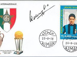65609 - AJMAN -  1968  Busta FDC  cover FOOTBAL - INTER: Angelo Domenghini