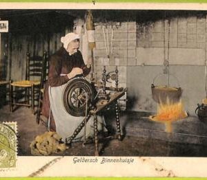 ad2094 - NETHERLANDS - VINTAGE POSTCARD  - Geldersch Binnenhuisje, Ethnic