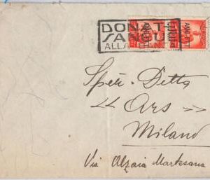 43174 - ITALY - POSTAL HISTORY - COVER  nice postmark - MEDICINE / BLOOD DONOR