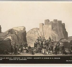 43215 - ITALY - REAL PHOTO POSTCARD - La Scala di Milano VERDI: ERNANI 1935-1936