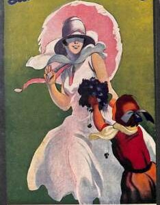 Lib817 - FOGLIETTO PUBBLICITARIO Illustrato d'Epoca - LA RINASCENTE