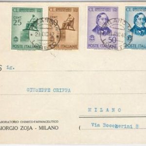43219 - ITALY - POSTAL HISTORY - COVER - MUSIC: ROSSINI 1942