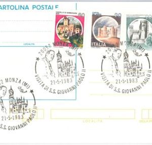 43284-ITALY - POSTAL HISTORY - POSTAL STATIONERY - John Paul II 1983