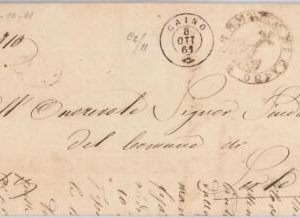 43288 - ITALY - POSTAL HISTORY - PREFILATELIC COVER Religion Bible CAIN