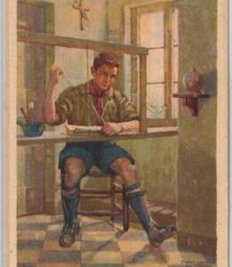 45886 - Vintage postcard ITALY - Artist signed MEZZANA #2 - BOY SCOUTS
