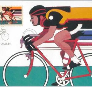 54296 - USA -  POSTAL HISTORY: MAXIMUM CARD - 1984  OLYMPICS Cycling
