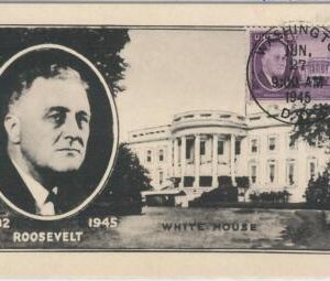 51501  - USA -  POSTAL HISTORY: MAXIMUM CARD - 1945  Roosevelt -  POLITICS
