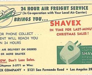 21909 - USA - POSTAL STATIONERY 1956  - AIRPLANE  ELECTRICITY  SHAVER