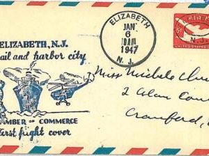21926- USA -POSTAL STATIONERY COVER1947- BOATSTRAINHELICOPTER FIRST FLIGHT -