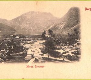 ad1874 - NORWAY - VINTAGE POSTCARD - Merok