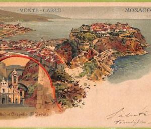 ac9367 - MONACO - VINTAGE POSTCARD - Monte-Carlo - 1901