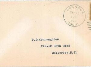 28221 - USA -  POSTAL HISTORY: COVER with postmark: GRENADA, CALIF 1940