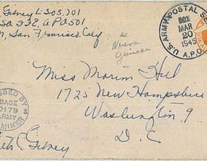 35177 - PAPUA NEW GUINEA - POSTAL HISTORY - stationery cover USA ARMY postmark
