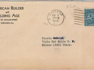 56645- USA - POSTAL HISTORY Olympic stamp used during games 6.8.1939 - OLYMPICS