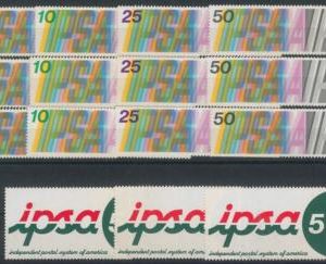 57368 - USA - INDEPENDENT POSTAL SYSTEM of AMERICA with INFO - SMALL LOT #3