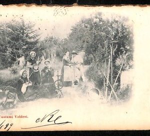 ab3906 -  CARTOLINA  D'EPOCA - Torino  Provincia  -  Torre Pellice  1899