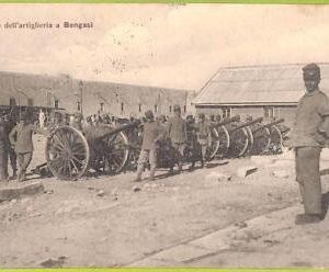 af5875 - LIBYA - VINTAGE POSTCARD - Bengasi - 1912 - Military