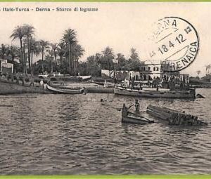 af6029 - LIBYA - VINTAGE POSTCARD - Derna - 1912, Italo-Turkish war