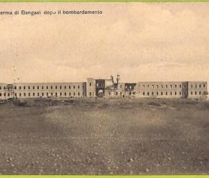 af5891 - LIBYA - VINTAGE POSTCARD - Bengasi - 1912 - Barracks after the bombing