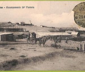af5994 - LIBYA - VINTAGE POSTCARD - Derna - 1913, Military