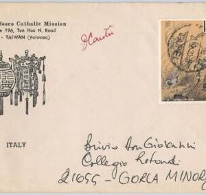 48901 - CHINA TAIWAN -- POSTAL HISTORY: COVER to ITALY 1970