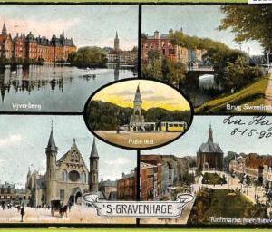 ad2127  - NETHERLANDS - VINTAGE POSTCARD  - Gravenhage - 1908