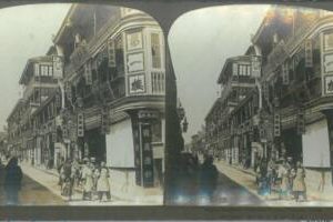 87495  - VINTAGE STEREOVIEW ----  CHINA  Shangai  1901