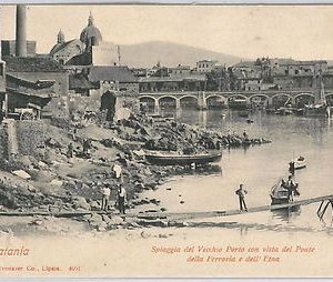 44222   CARTOLINA d'Epoca - CATANIA Città - SPIAGGIA VECCHIO PORTO