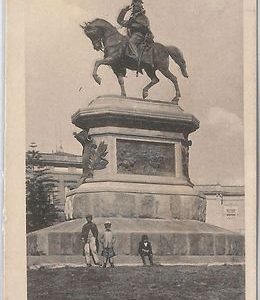 44224  CARTOLINA d'Epoca - CATANIA Città - MONUMENTO UMBERTO I 1918